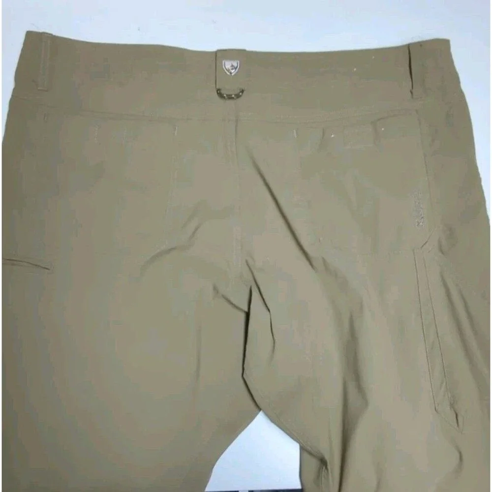 Kuhl Pants Men 40x30 Side Zipper Pocket Deep Khaki Beige Chino Outdoor Hiking